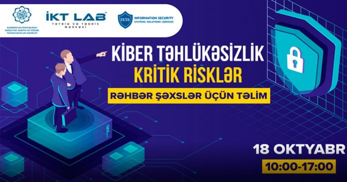 Nəqliyyat, Rabitə və Yüksək Texnologiyalar Nazirliyinin dəstəyilə kibertəhlükəsizliyə dair təlim keçiriləcək