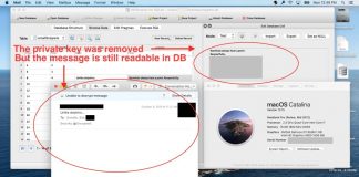 Apple mail encrypted messages